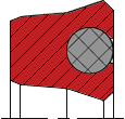 Манжета RU6. TRELLEBORG